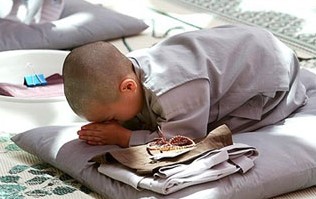 원장스님과 아이들